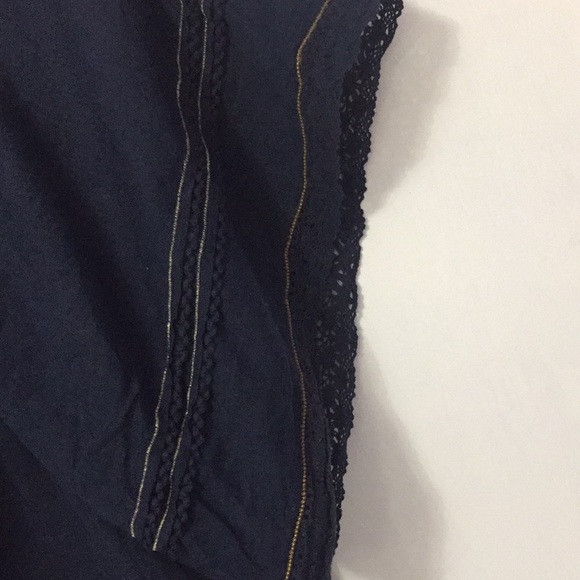 Jessica Simpson Navy Blue Boho Top 2for$10 - Picture 10 of 12